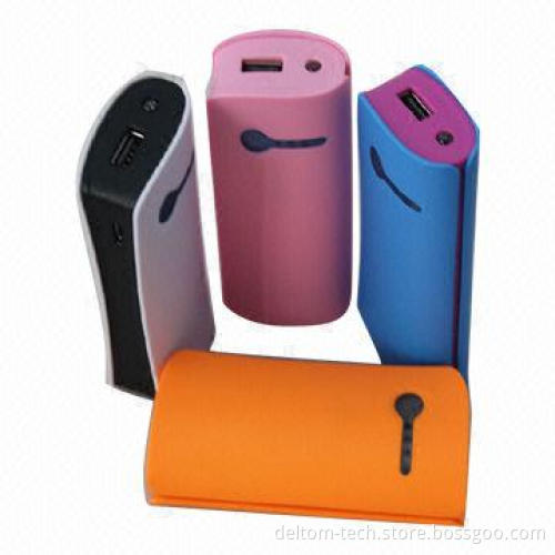 Power Banks with 4,000mAh Capacity, Built-in 18650 Battery, 5V, 1A Input